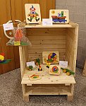 Holzspielzeug gefertigt in der REHA-Werkstatt
